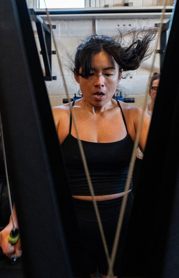 Small group personal training pulling